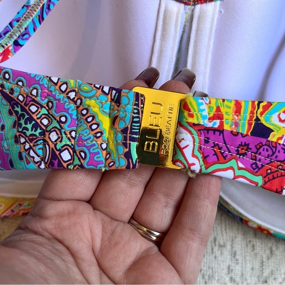 Bleau Rod Beattie bohemian paradise shirred convertible bikini - Picture 6 of 15